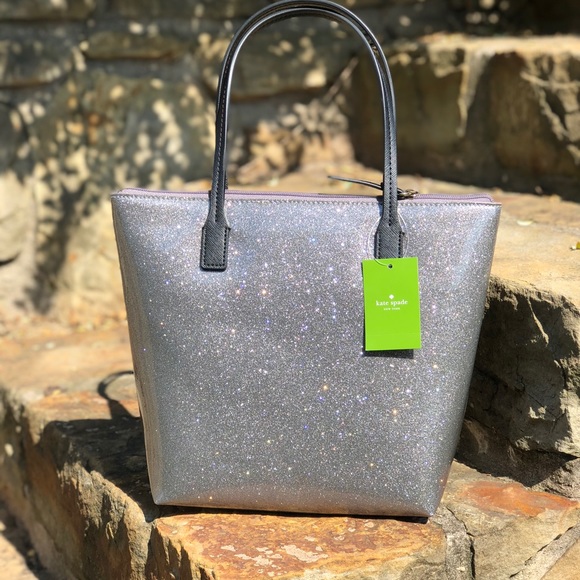 Kate Spade Jeralyn Mavis Street Tote Glitter - Picture 5 of 8